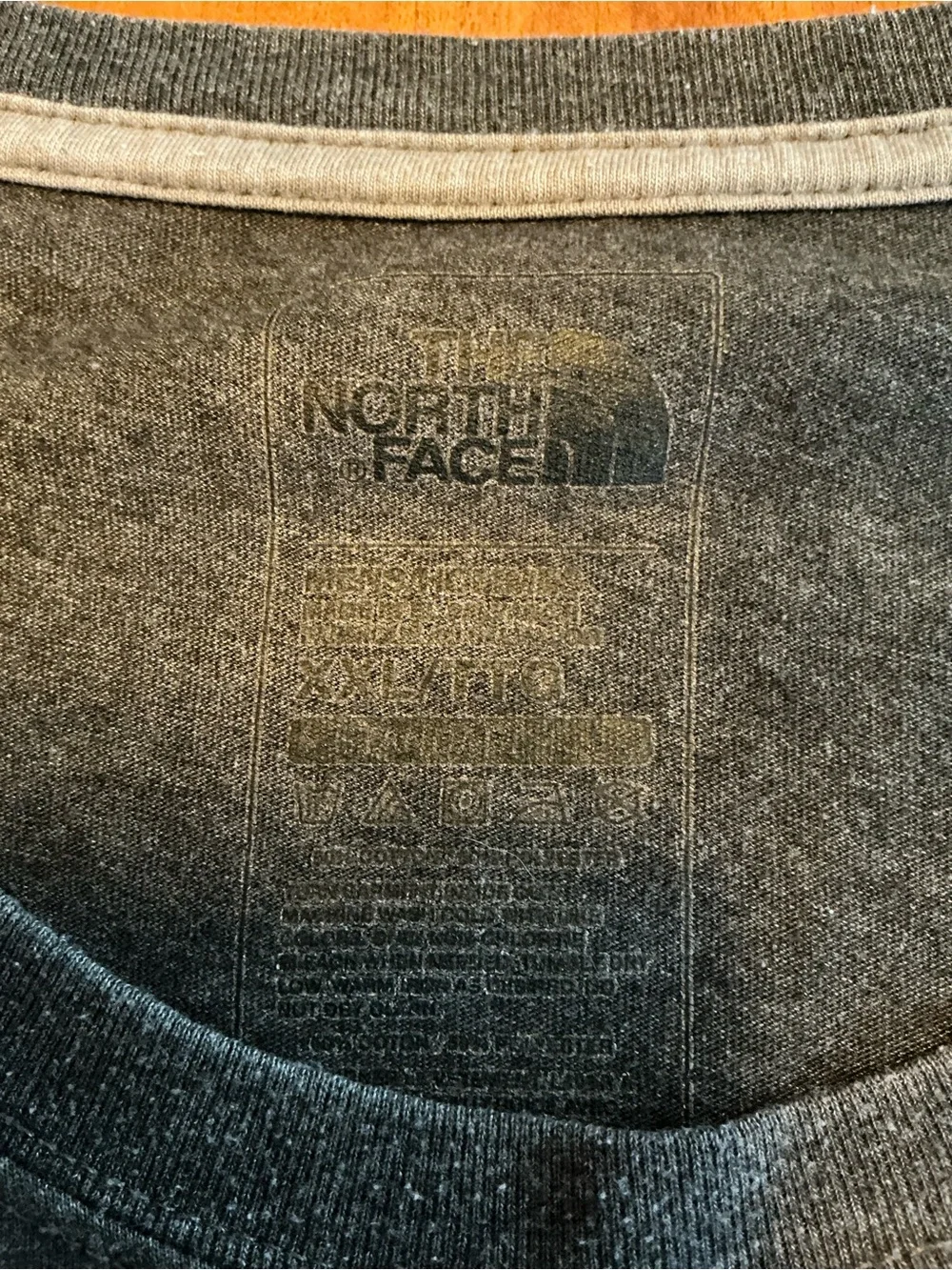 The North Face Heather Gray Logo Crew Tee Men’s XXL